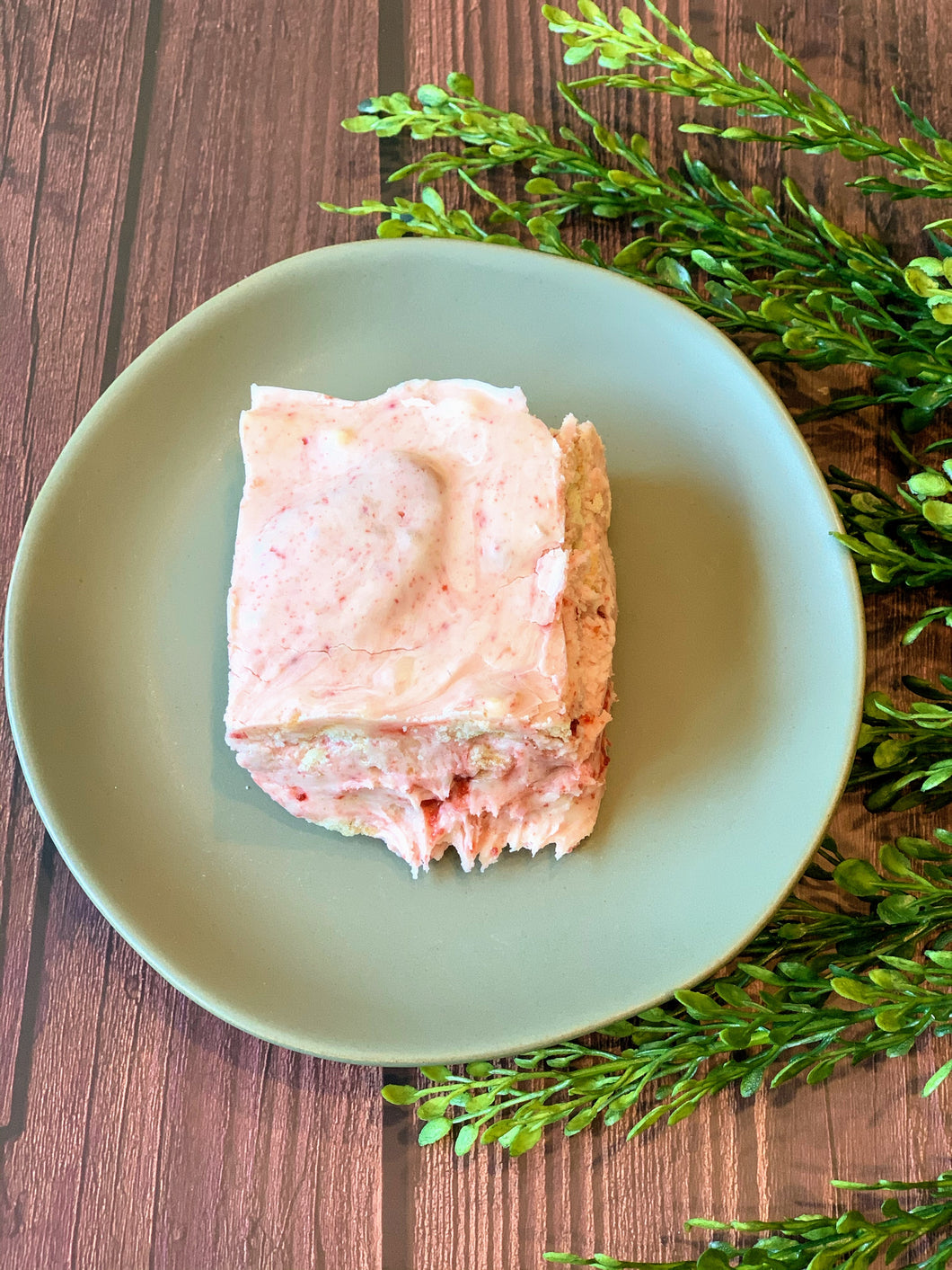 Strawberry Shortcake Fudge
